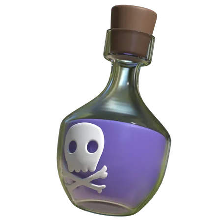 Poison d'Halloween  3D Icon