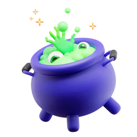 Poison in Pot  3D Icon