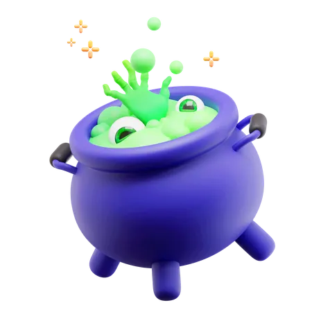 Poison in Pot 3D Icon