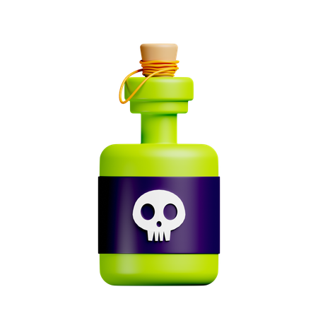Poison Jar  3D Icon