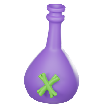 Poison Jar  3D Icon