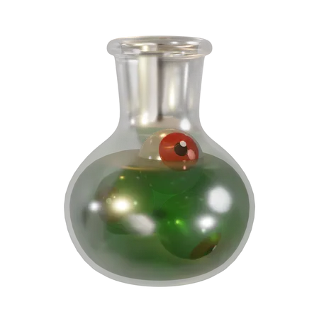 Poison Jar  3D Icon