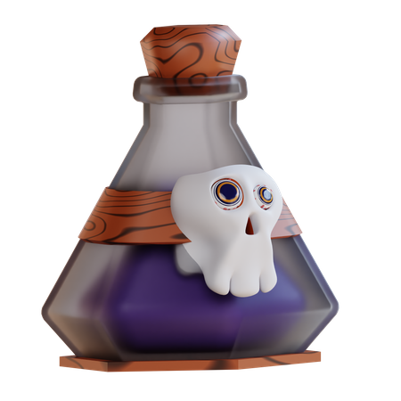 Poison Jar  3D Icon