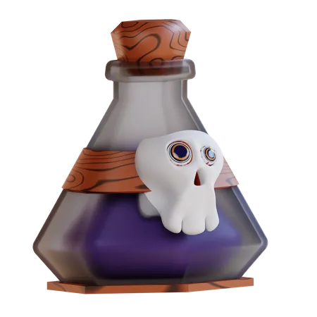 Poison Jar  3D Icon