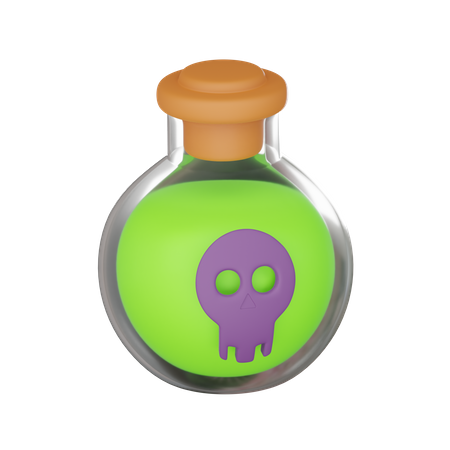 Poison Jar  3D Icon