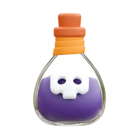 Poison Jar  3D Icon