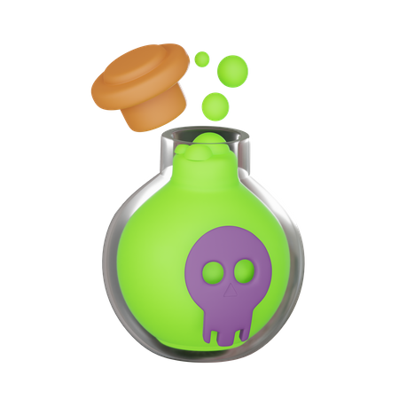 Poison Jar  3D Icon