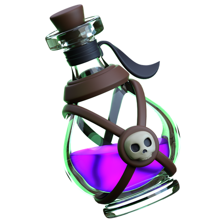 Poison Jar  3D Icon