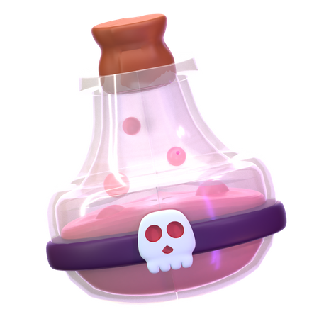 Poison Jar  3D Icon