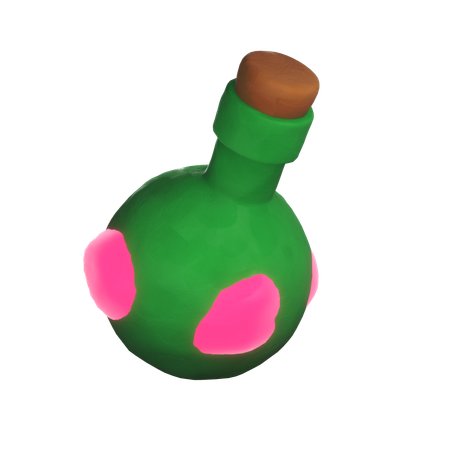 Poison Jar  3D Icon