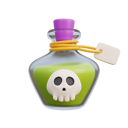 Poison Jar  3D Icon