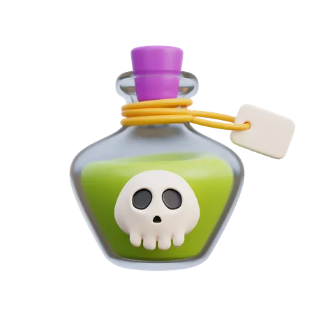 Poison Jar  3D Icon