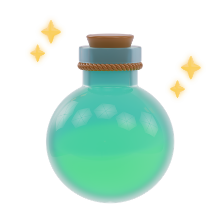 Poison Jar  3D Icon