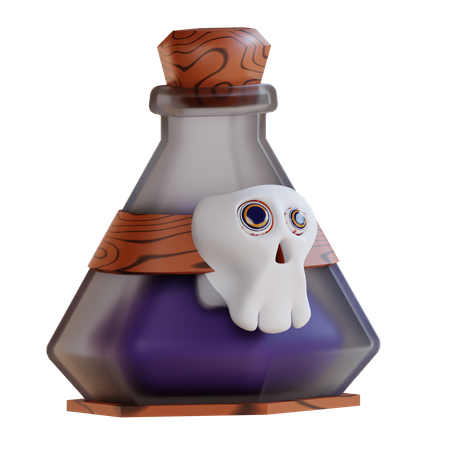 Poison Jar 3D Icon