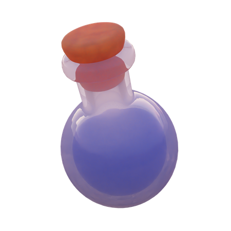 Poison Jar  3D Illustration