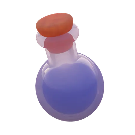 Poison Jar  3D Illustration