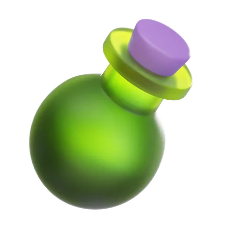 Potion Bottle 3 D Illustration 3D Icon