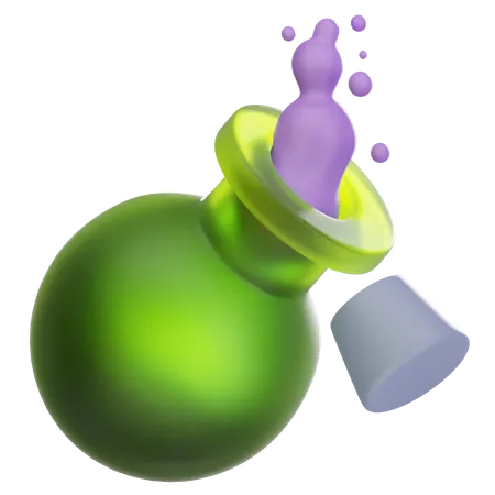 Potion Bottle 3 D Illustration 3D Icon