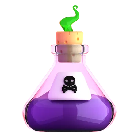 Poison Potion  3D Icon