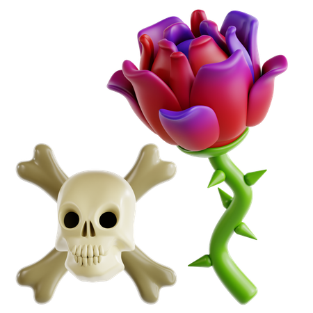 Poisoned Rose  3D Icon