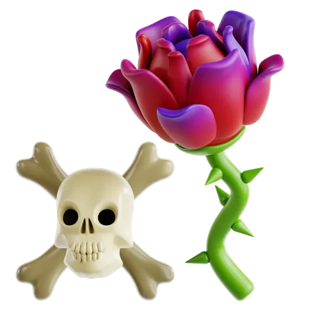 Poisoned Rose  3D Icon