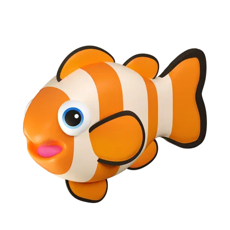 Poisson clown  3D Icon