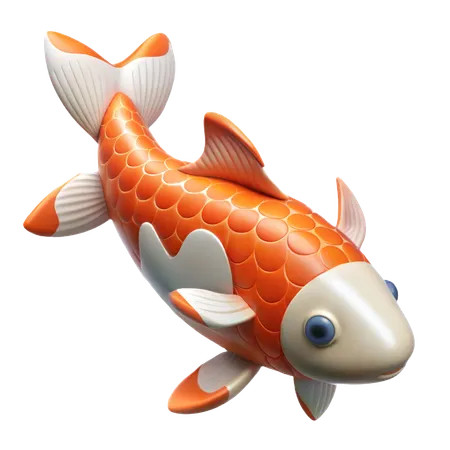 Poisson Koi  3D Icon