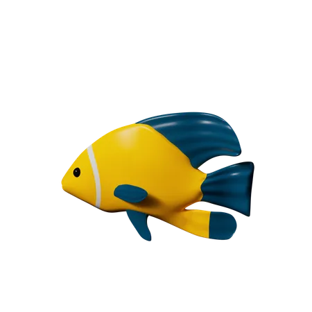 Poisson sous-marin  3D Icon