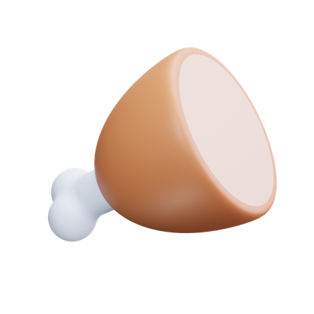 Poitrine de poulet  3D Icon