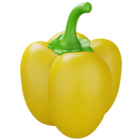 Poivron jaune  3D Icon