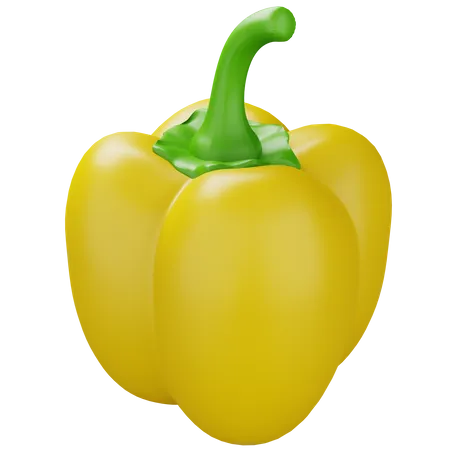 Poivron jaune  3D Icon