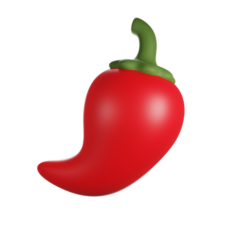 Poivron rouge  3D Icon