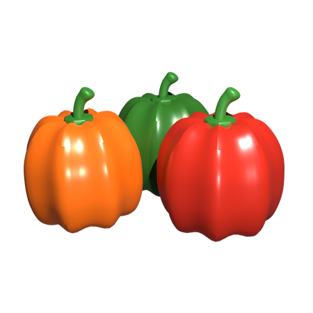 Poivrons  3D Icon