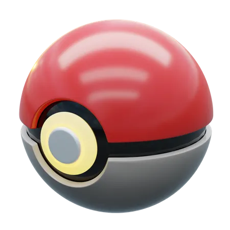 Poke Ball  3D Illustration