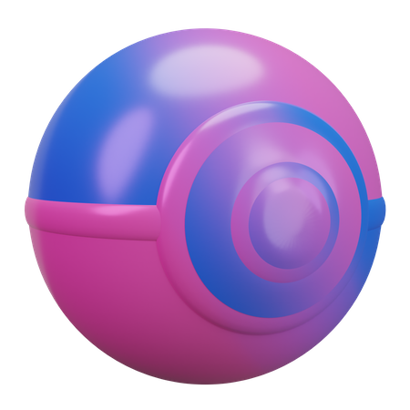 Pokeball 3D Icon
