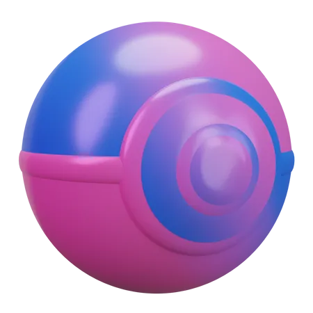 Pokeball 3D Icon