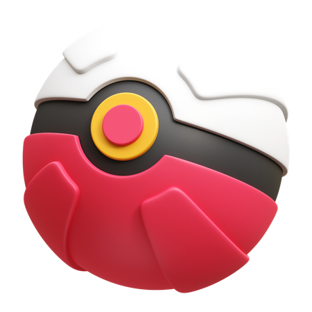 Pokebola  3D Icon