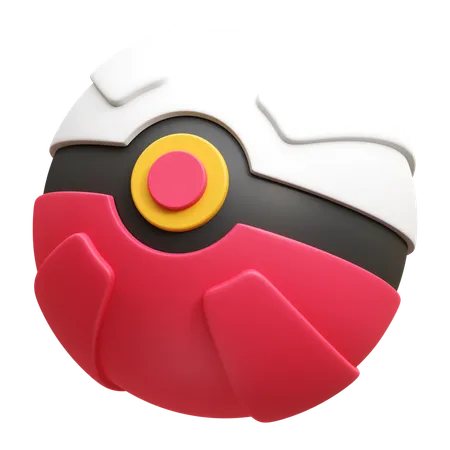 Pokébola  3D Icon