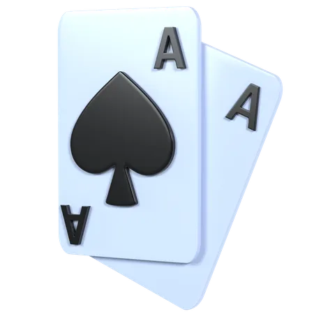 Poker card  3D Illustration