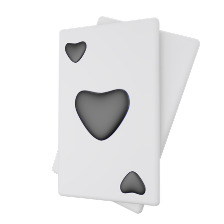 Poker Card 3D Illustration