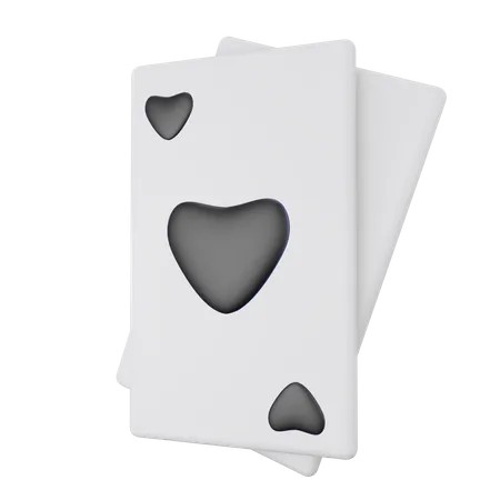 Poker Card  3D Illustration