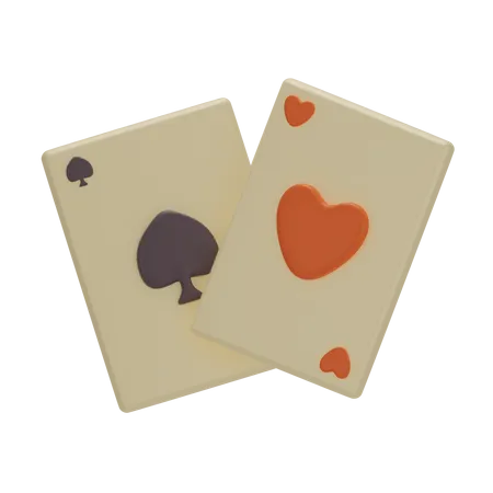 Poker Card 3 D Board Game 3D Icon