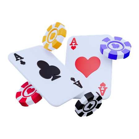 Poker Cards  3D Icon