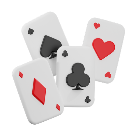 Poker Cards  3D Icon