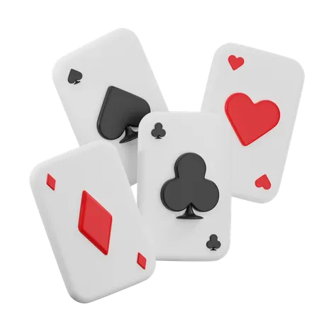 Poker Cards  3D Icon