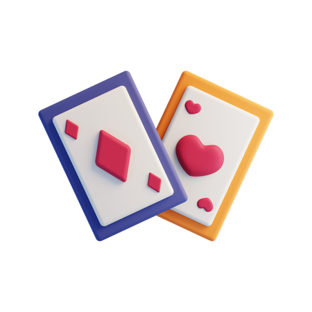 Poker Cards  3D Icon