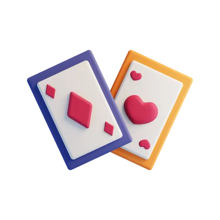 Poker Cards  3D Icon