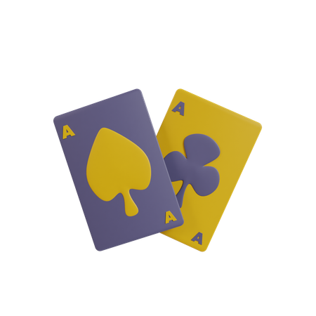 Poker Cards  3D Icon