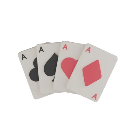 Poker Cards  3D Icon