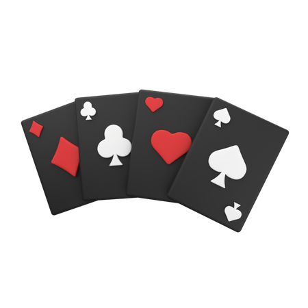 Poker Cards  3D Icon